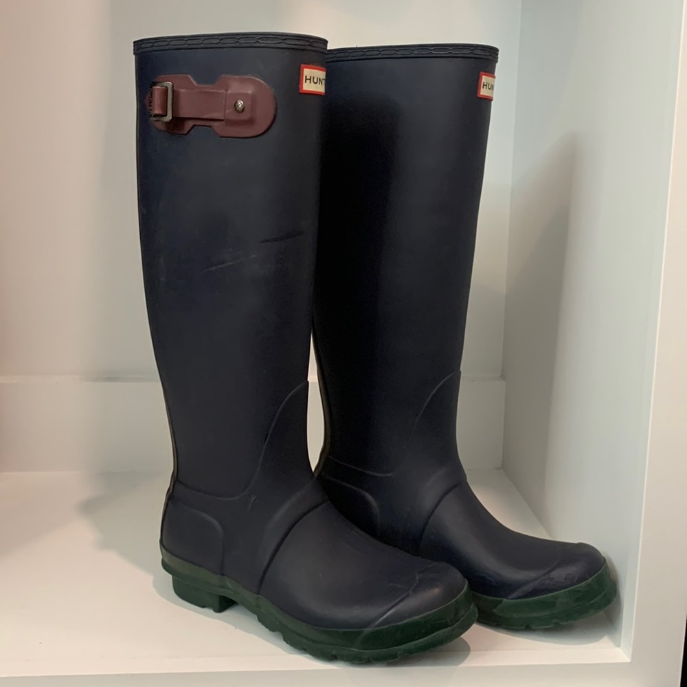 Hunter boots, women’s 8